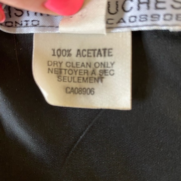 Vintage Y2K Finishing Touches Designer Sz 6 Satin Corset - Picture 7 of 7